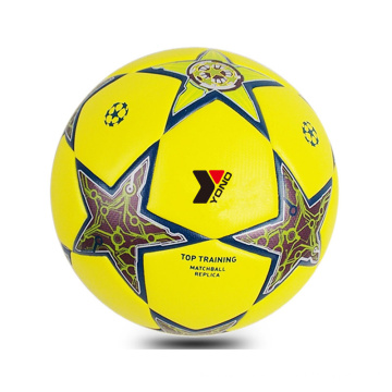 2016 Customize soccer ball size 5 stock colorful football